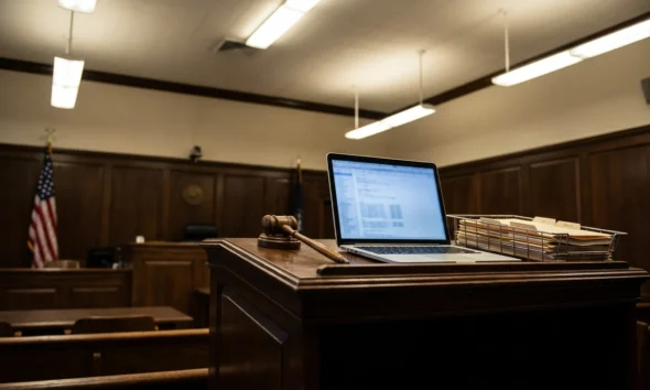 AI judicial clerk California courts criminal cases oversight accountability debate.
