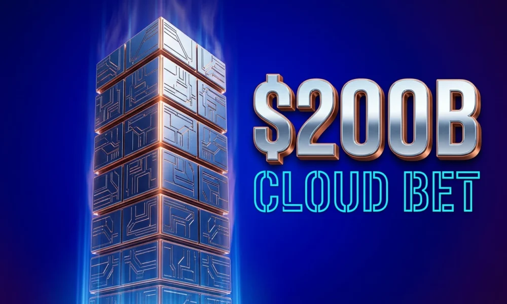 Anthropic two hundred billion dollar Google Cloud TPU compute commitment headline graphic.