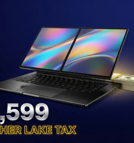 Asus ExpertBook Ultra Panther Lake business laptop with $3,599 US price tag.