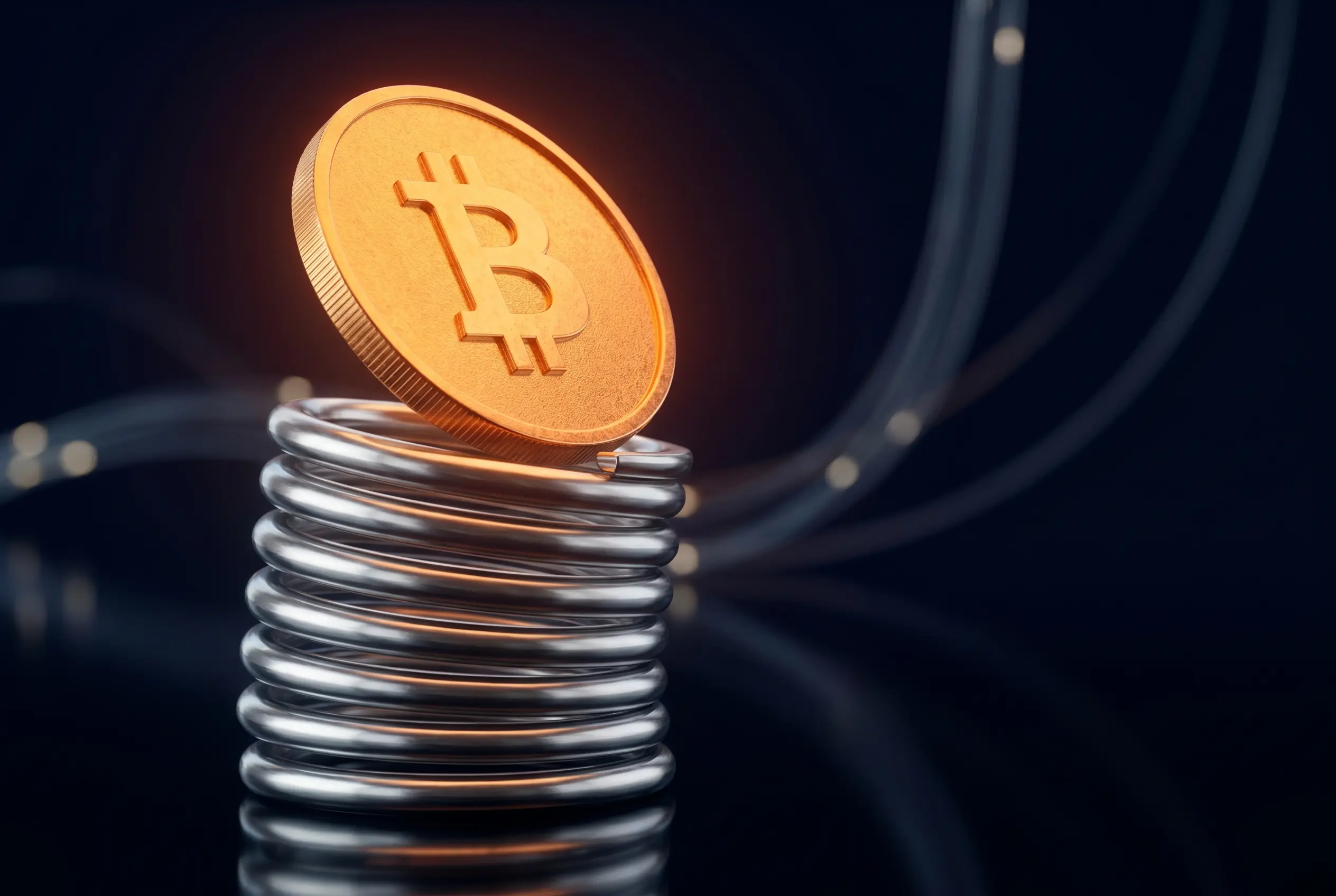 Bitcoin implied volatility nine-month low BVIV 36 options market May 2026.