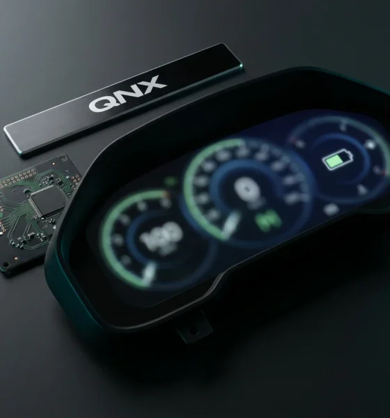 BlackBerry stock surge above eight dollars on QNX automotive software momentum.