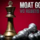 Brass chess king dominating scattered pawns symbolizing venture capital founder conviction shift.