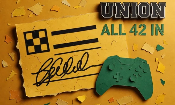 Double Fine Productions union petition with CWA covering all 42 Xbox studio workers.