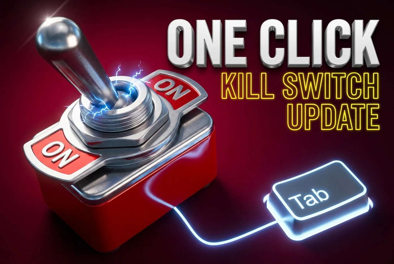 ExpressVPN 14.1.0 desktop update with accessibility upgrades and one-click kill switch on Mac Windows Linux.