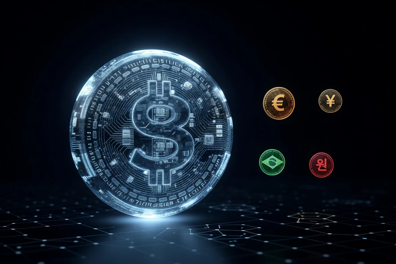 Foreign exchange stablecoin market gap and synthetic NDF solution for global digital banking.