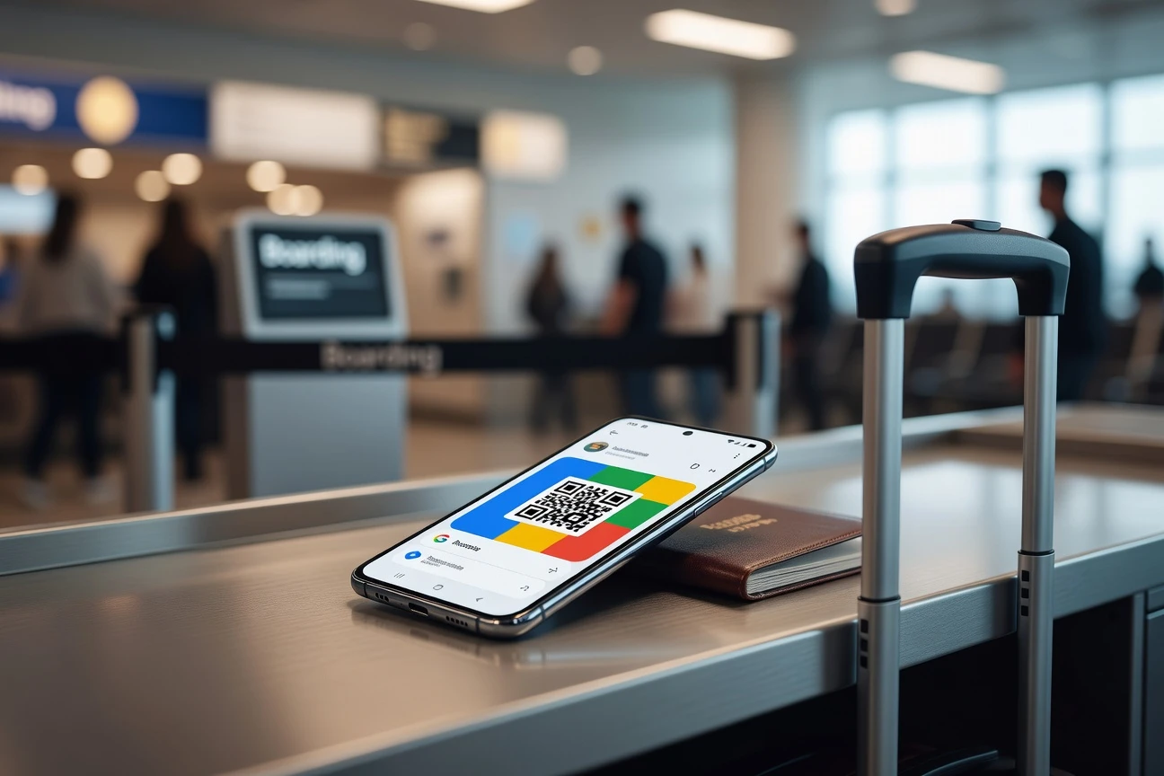 Google Wallet airport boarding pass automation for Android travelers.