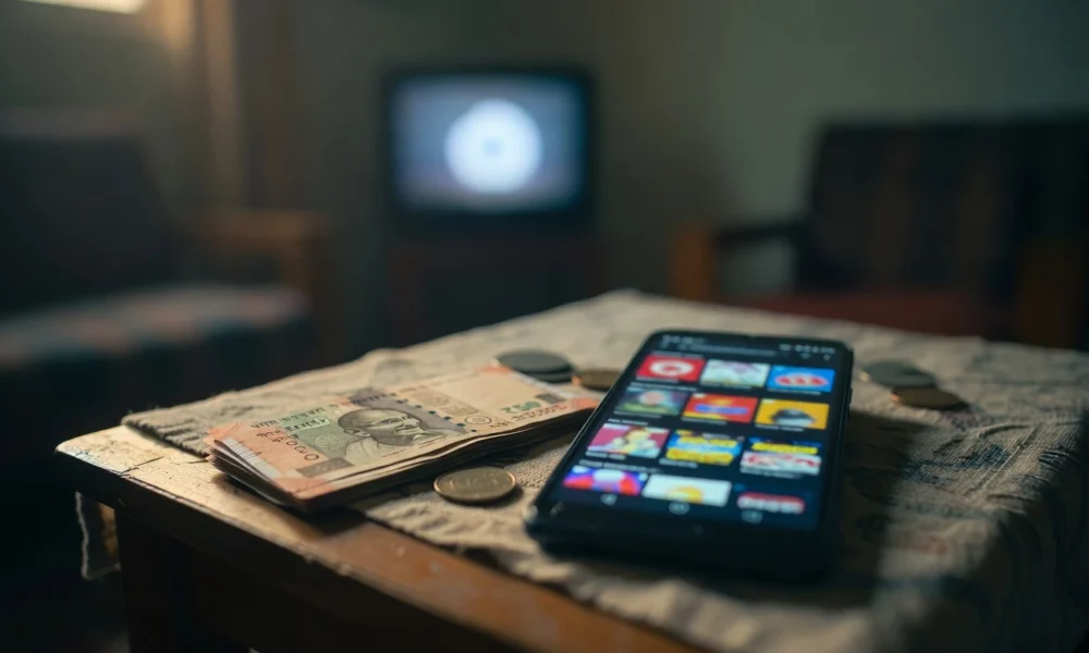 India OTT market monetisation gap widens as free streaming dominates.