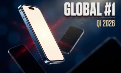 iPhone 17 ranked best selling smartphone Q1 2026 with 6 percent global share.