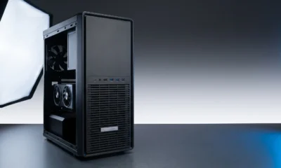 Lenovo ThinkStation P4 desktop workstation with AMD Ryzen PRO 9000 and NVIDIA RTX PRO 6000 Blackwell GPU.
