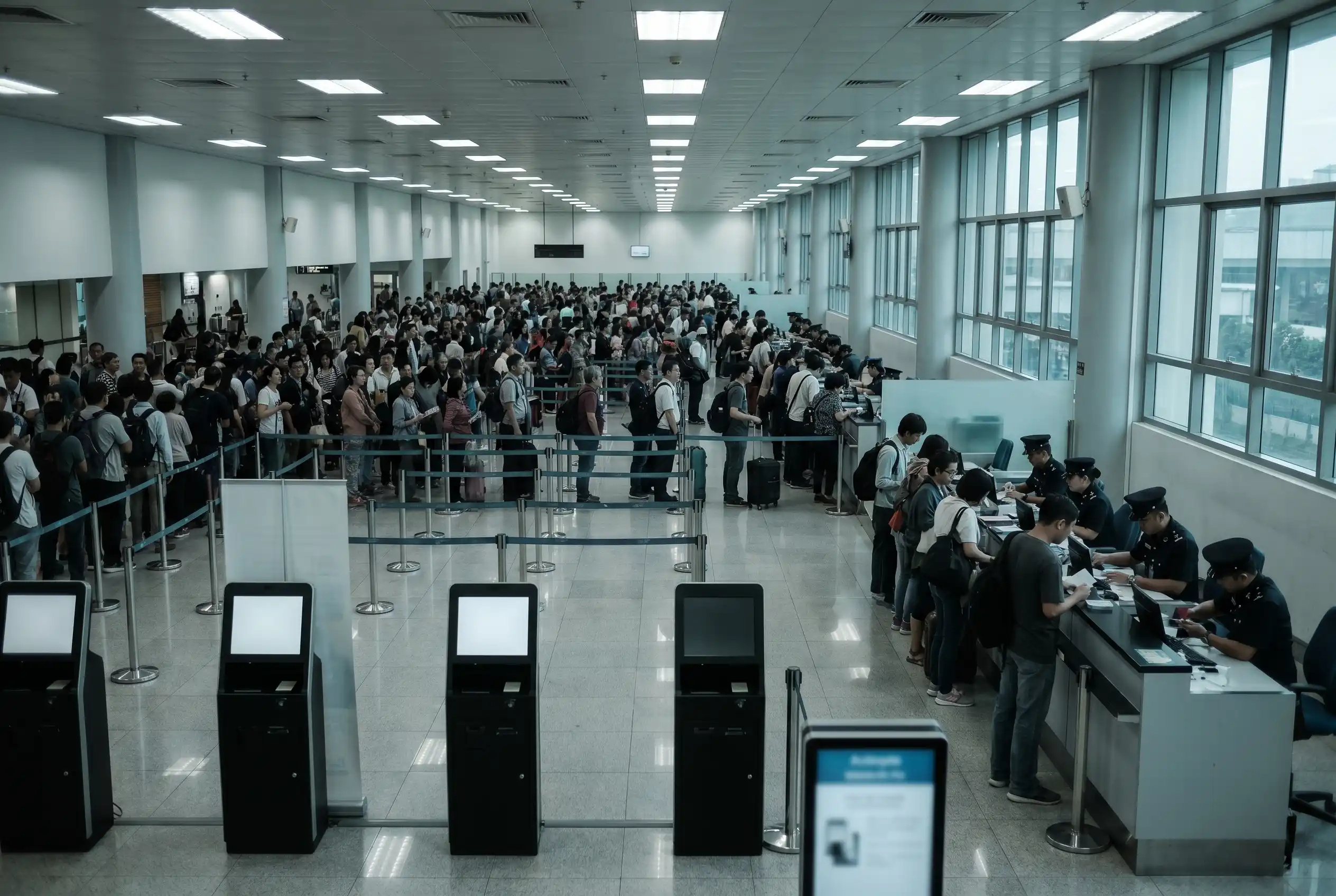 Malaysia immigration system crash strands thousands at border checkpoints in May 2026.