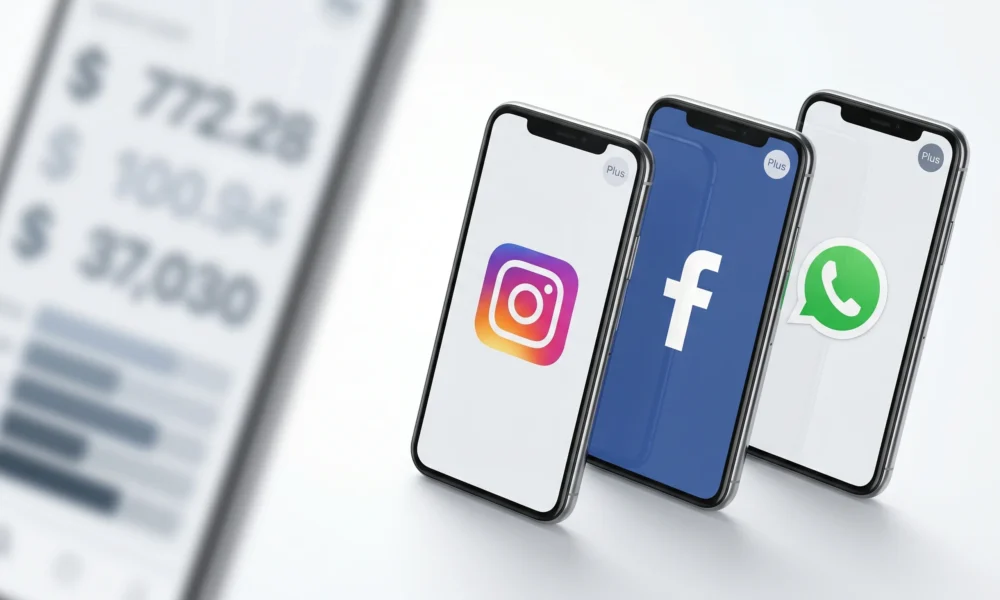 Meta subscription plans for Instagram, Facebook and AI assistant pricing tiers explained.