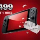 Nintendo Switch 2 console with new $499 price tag overlay announcing September 2026 hike.
