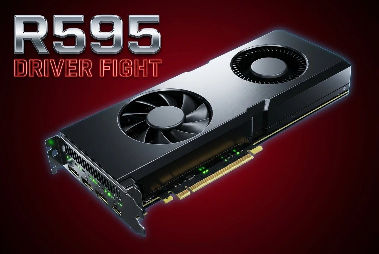 Nouveau open source driver versus NVIDIA R595 on Blackwell workstation GPU.