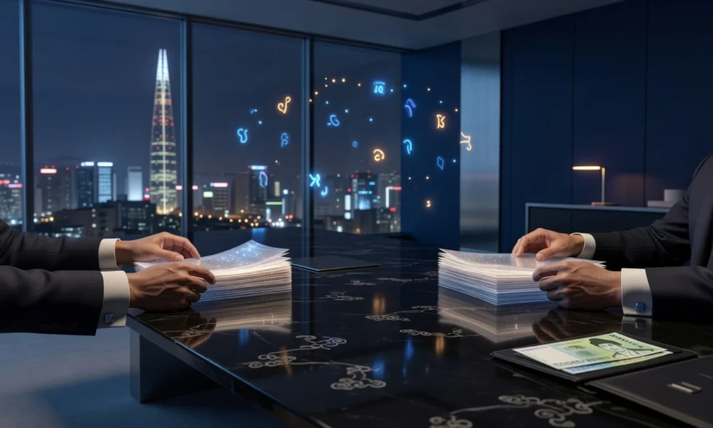 OKX Coinone South Korea crypto exchange stake deal under Seoul ownership cap.