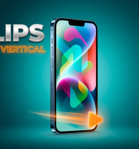 Prime Video Clips vertical short-form video feed launching on iPhone with streaming app icon.