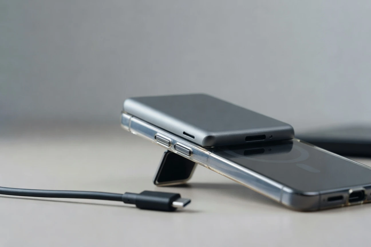 Samsung Magnetic Wireless Battery Pack case requirements for Galaxy phones.