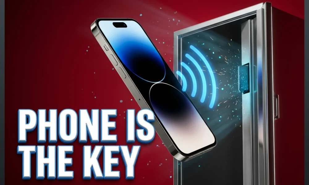 Southco Bluetooth lock controller smartphone virtual key access for data center cabinet.