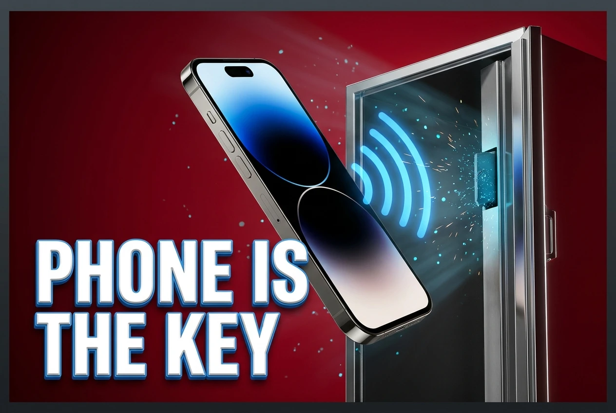 Southco Bluetooth lock controller smartphone virtual key access for data center cabinet.