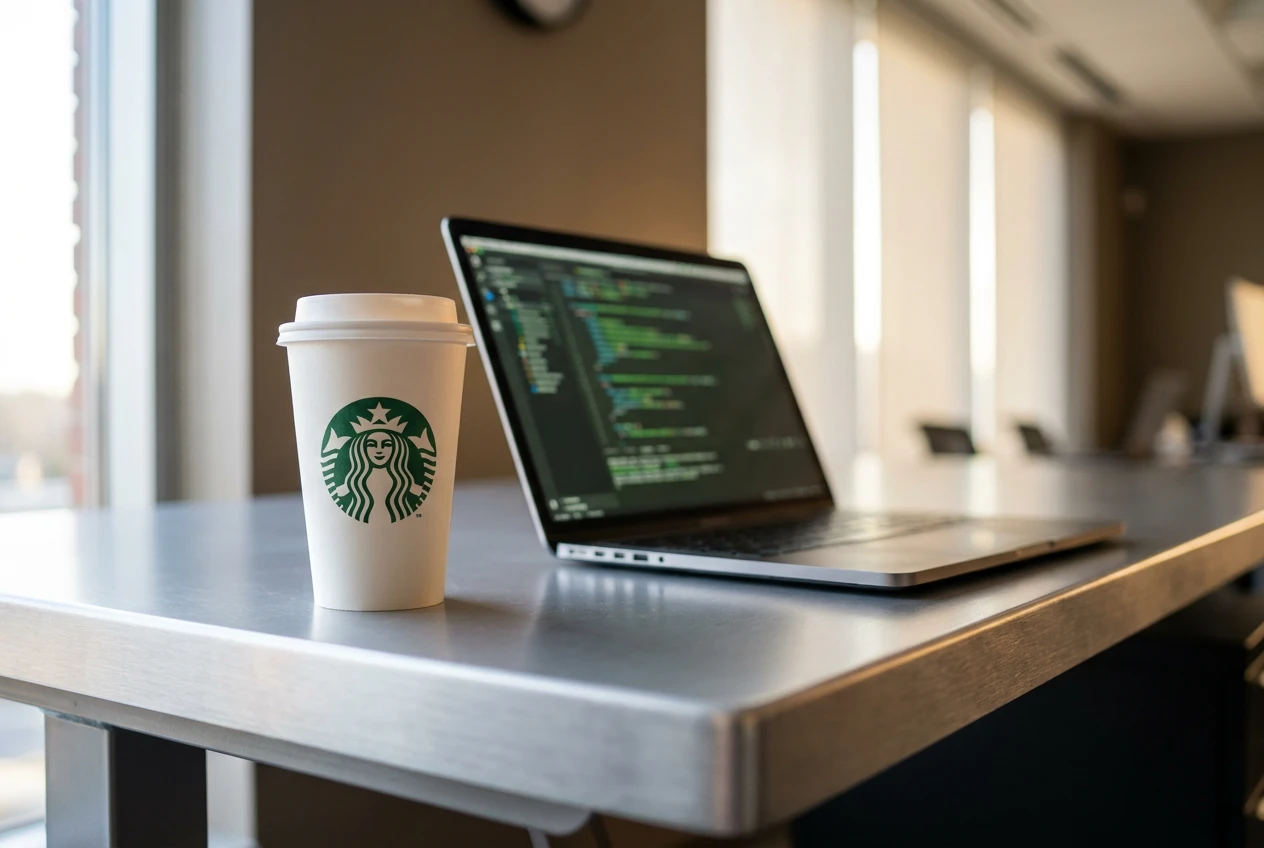Starbucks AI bonus policy ties technology employee pay to artificial intelligence usage targets.