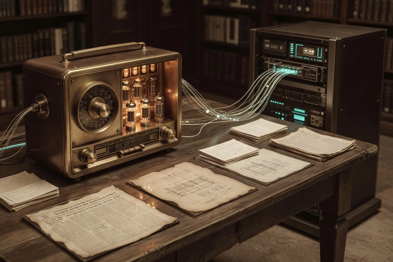 Talkie vintage language model tests AI reasoning without the web.