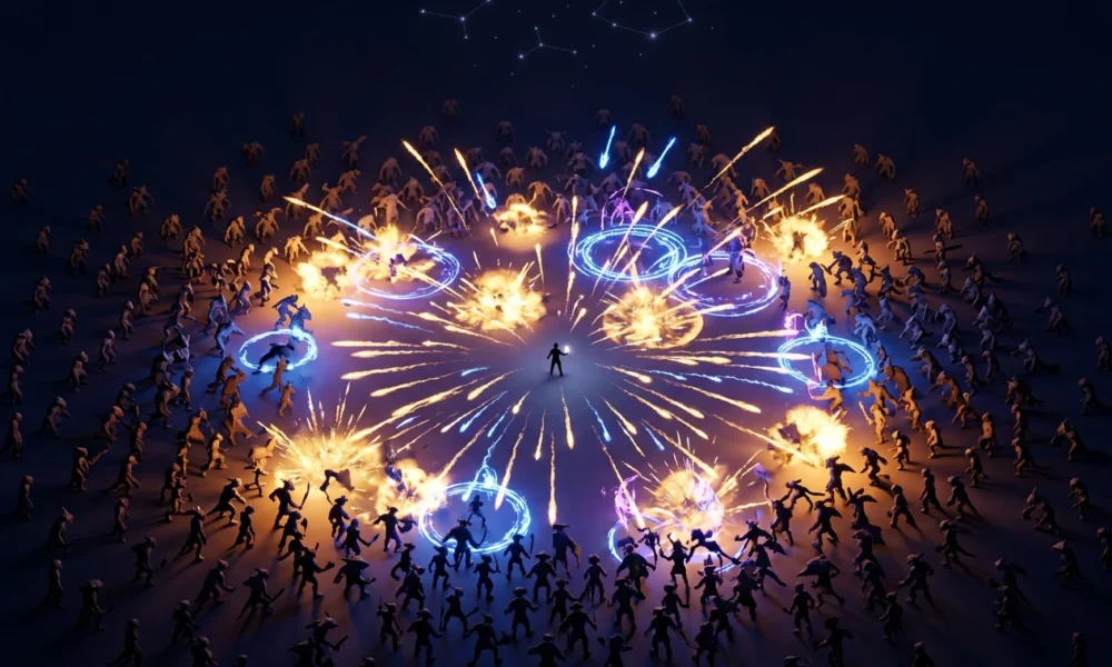 Trials Survivors Steam Early Access roguelite launch by Angry Wisp indie studio.