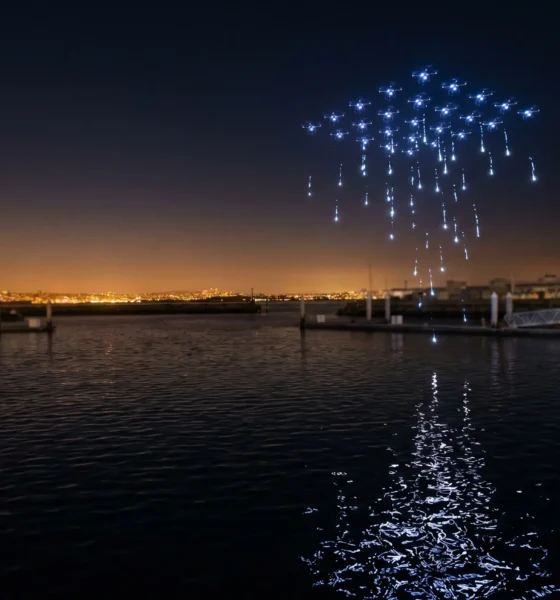 Vivid Sydney drone show failure crashes 89 drones into Darling Harbour during Star-Bound performance.