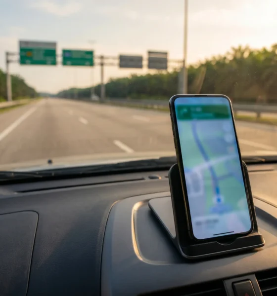 WCE app Route Assistant for West Coast Expressway navigation in Malaysia.