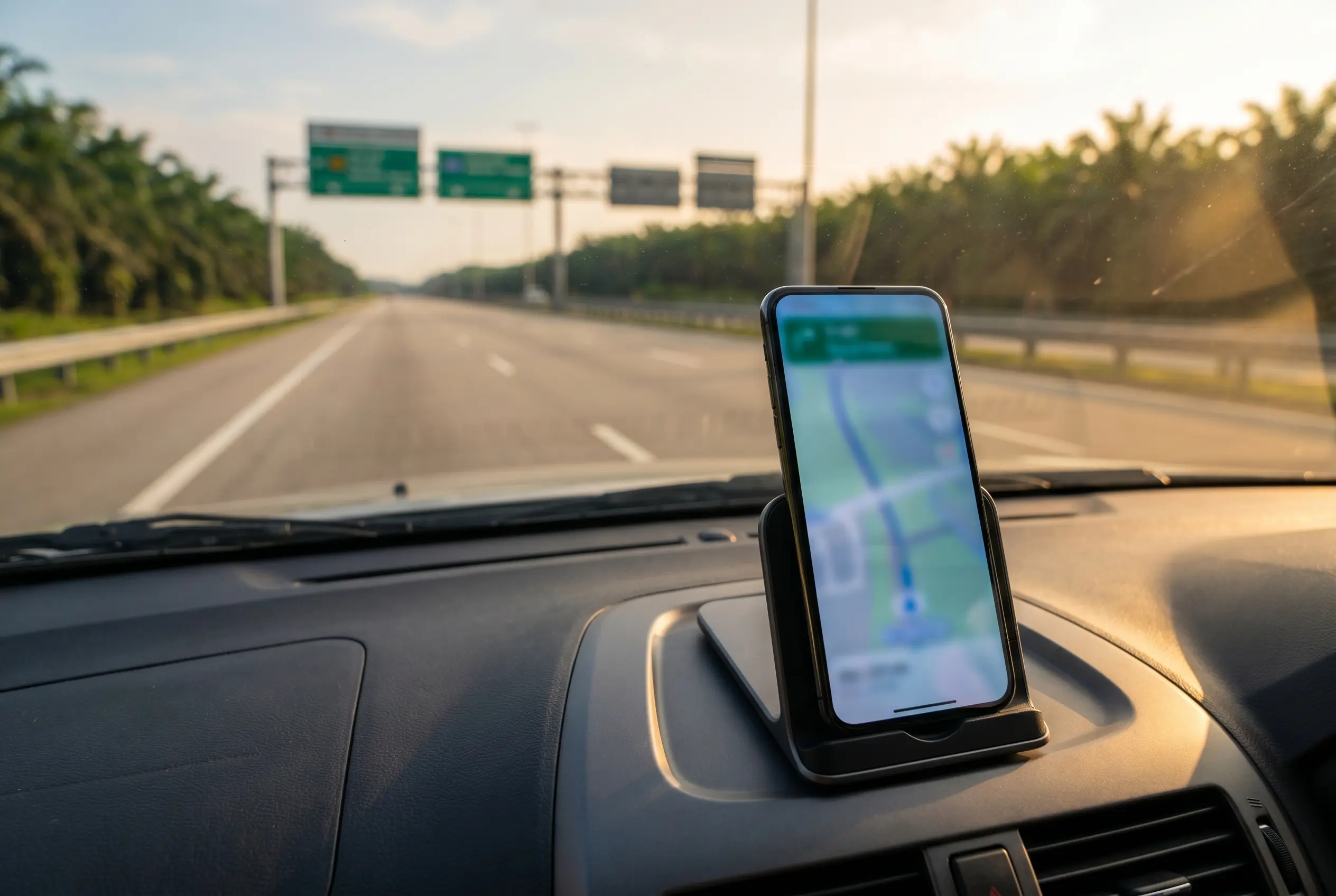 WCE app Route Assistant for West Coast Expressway navigation in Malaysia.