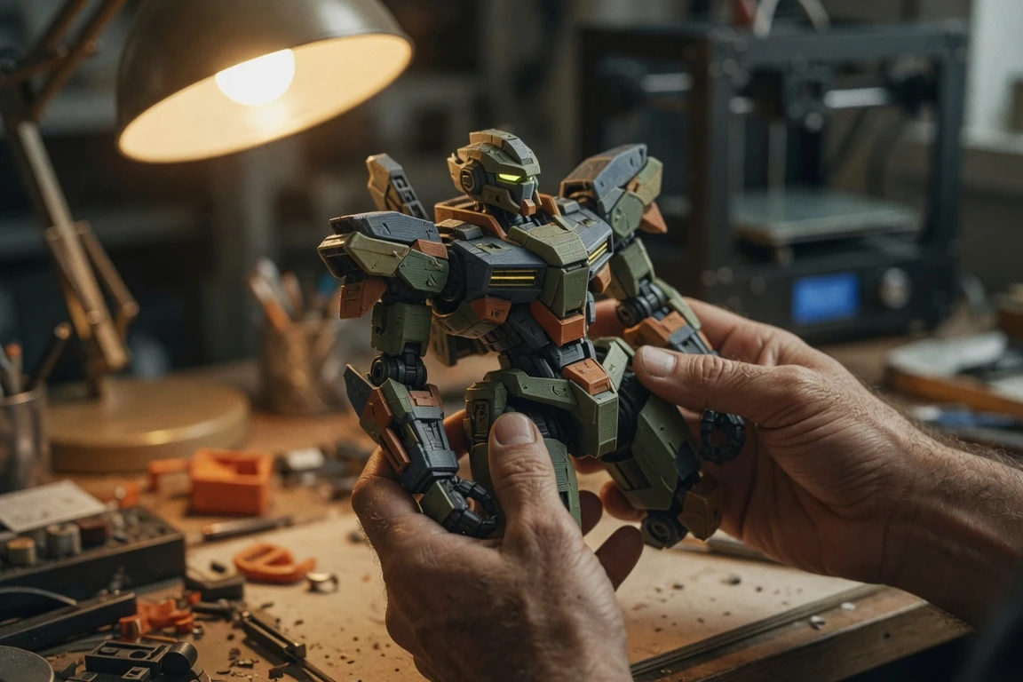 AI 3D printing workflow turning prompts into printable files