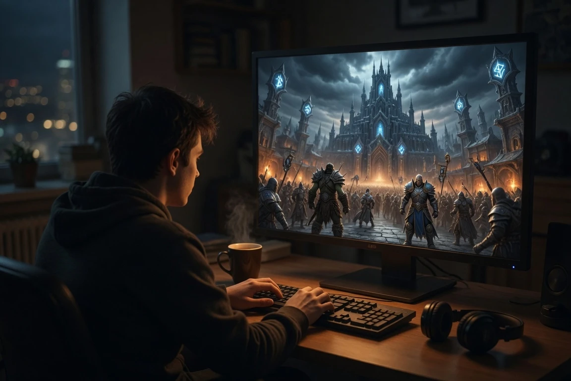 AI World of Warcraft single-player MMO with 1,800 bots