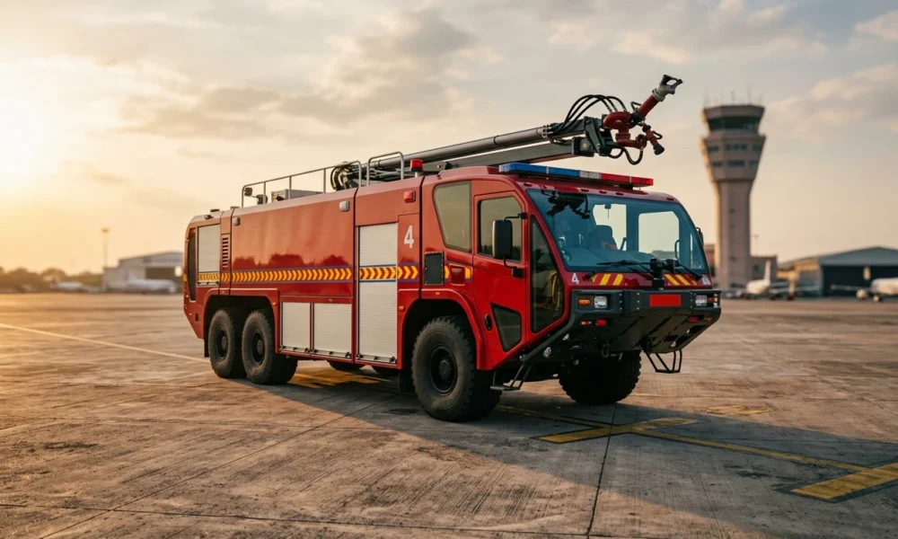 Anlon Technology Solutions Guwahati airport Crash Fire Tender AMC order