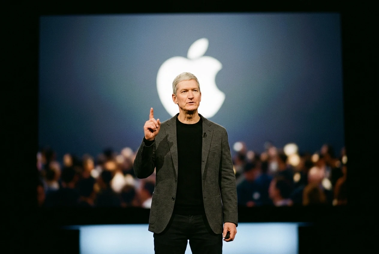 Apple CEO Tim Cook memory chip price hike keynote