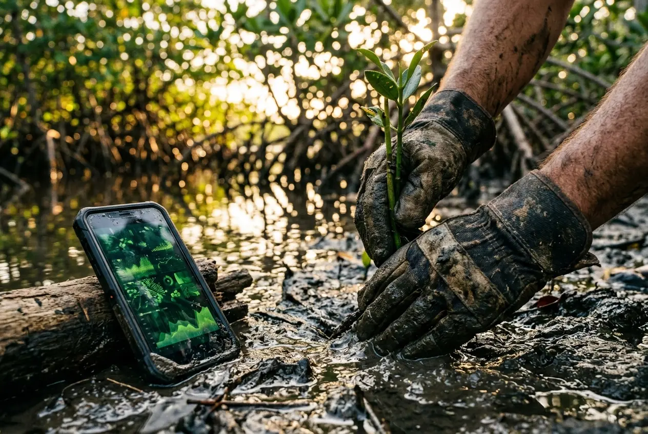 Brunei mangrove restoration uses Jejakin AI monitoring tech