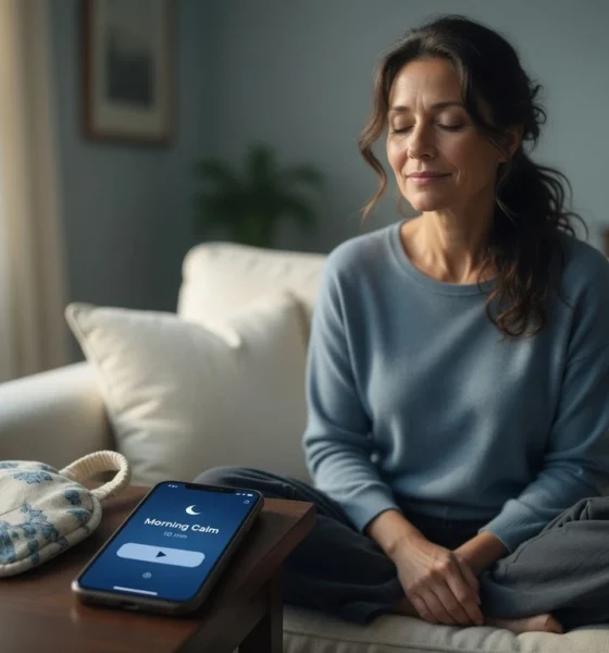 Calm Health app reduces anxiety in uveitis patients
