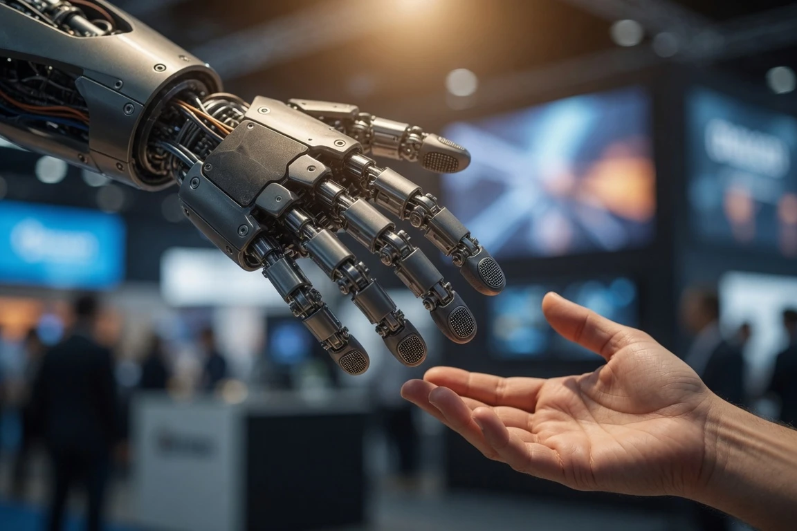 CISCE 2026 AI zone at Beijing supply chain expo