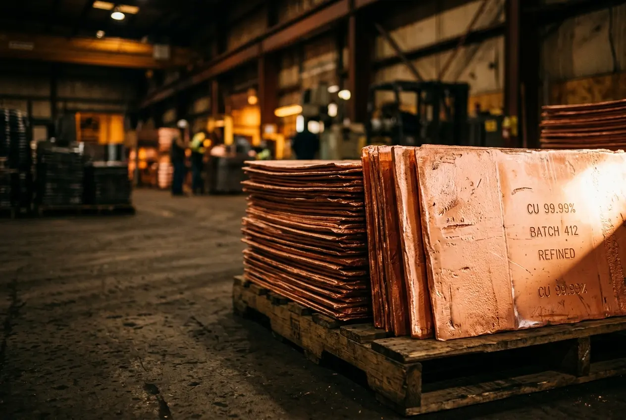 copper price rebound on Trump Iran settlement claim