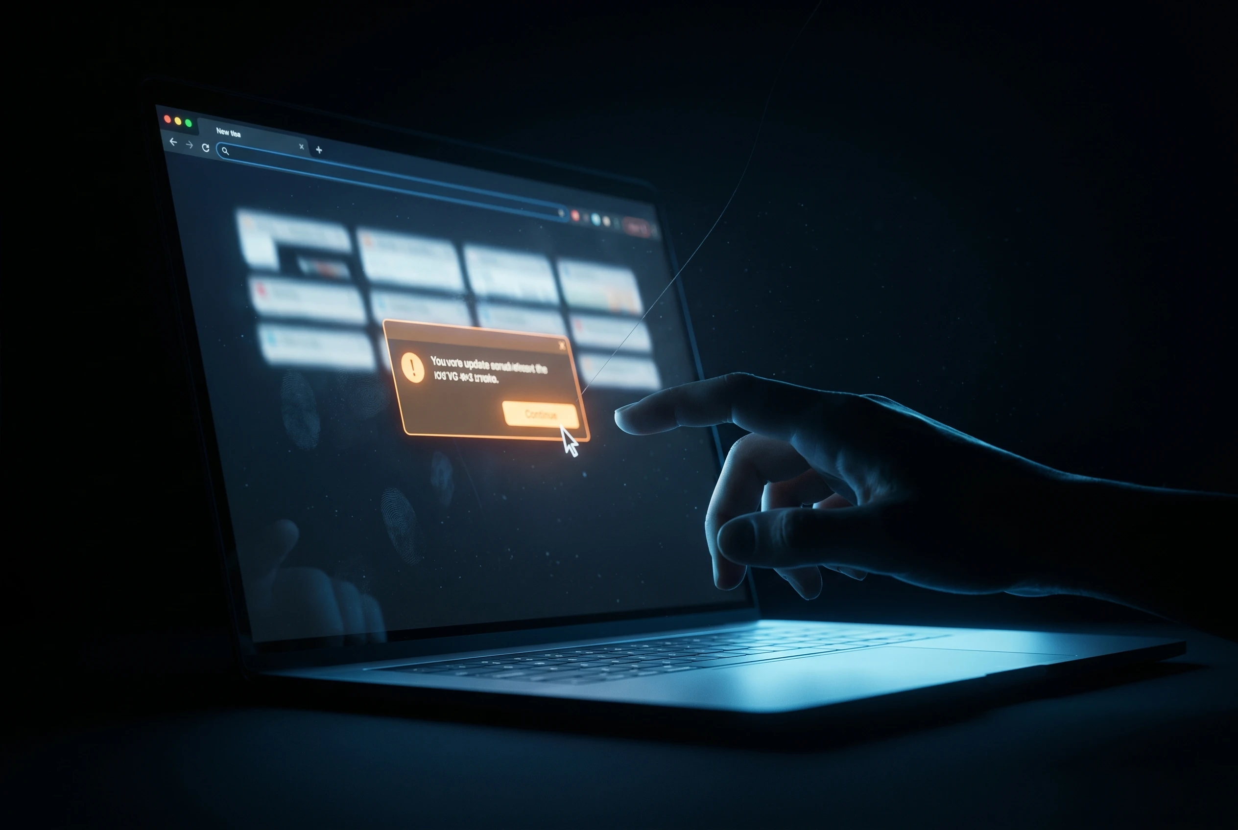 DriveSurge ClickFix and fake browser update malware attack on compromised websites explained.