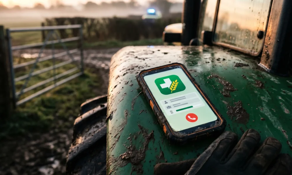FarmersAid app for serious on-farm accidents