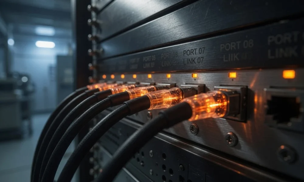 Flyer supercomputer server rack hardware at Wright-Patterson