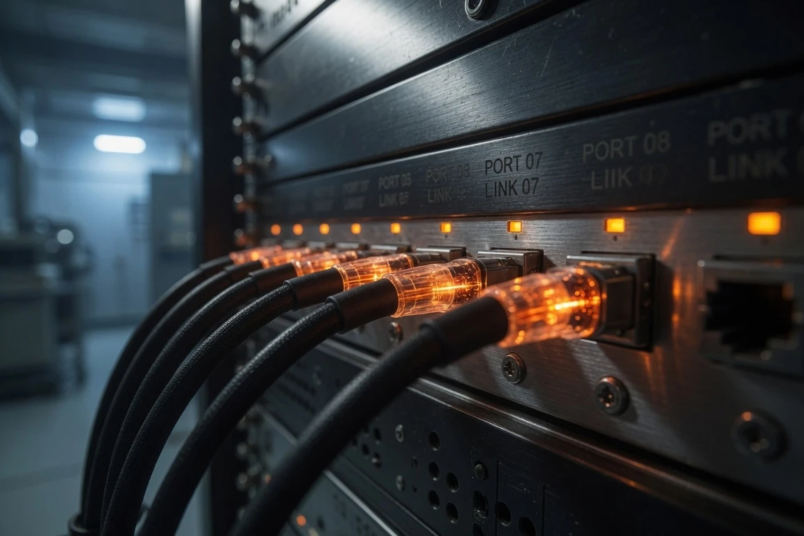 Flyer supercomputer server rack hardware at Wright-Patterson