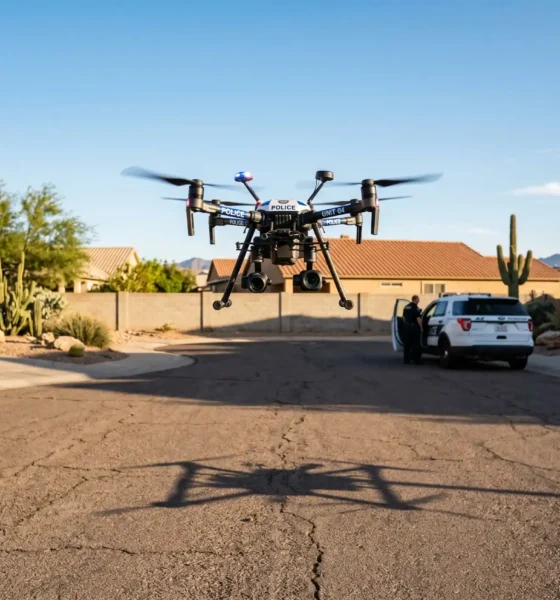 Glendale police Real Time Crime Center drone tracks purse snatcher
