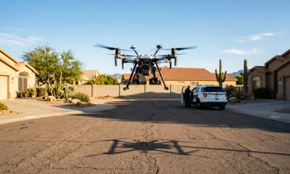 Glendale police Real Time Crime Center drone tracks purse snatcher