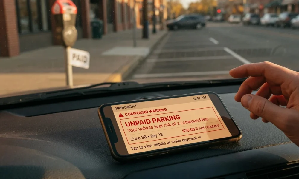 GoNet parking app summons notification feature proposal