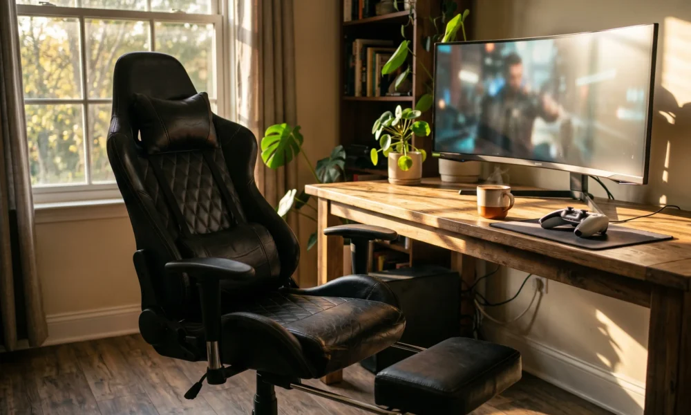 GTPLAYER Big and Tall gaming chair Prime Day deal under $160