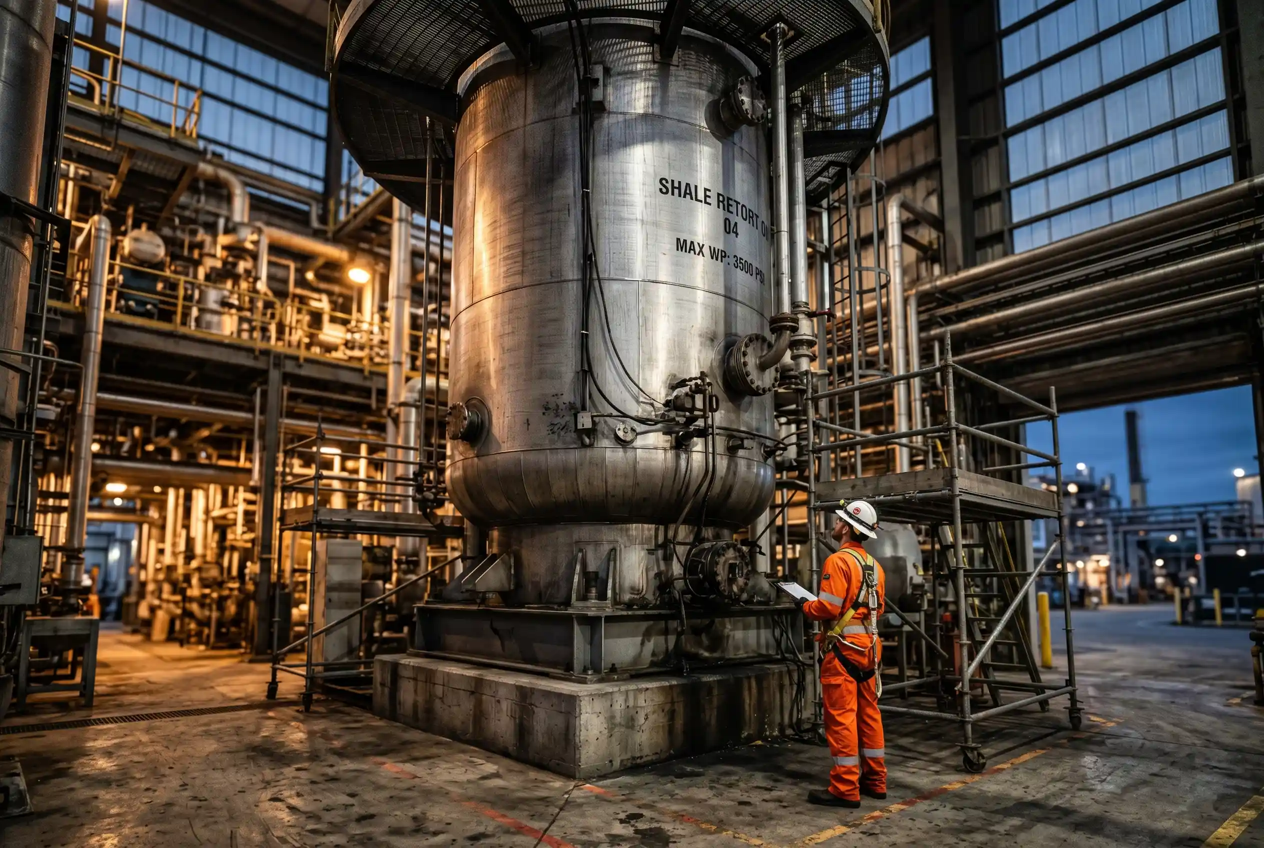 HCCO oil shale commercial-sized vessel test at PX Energy Brazil