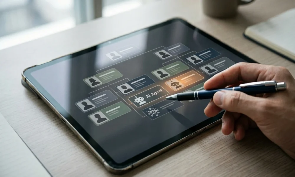 HR managing AI agents in the modern workforce