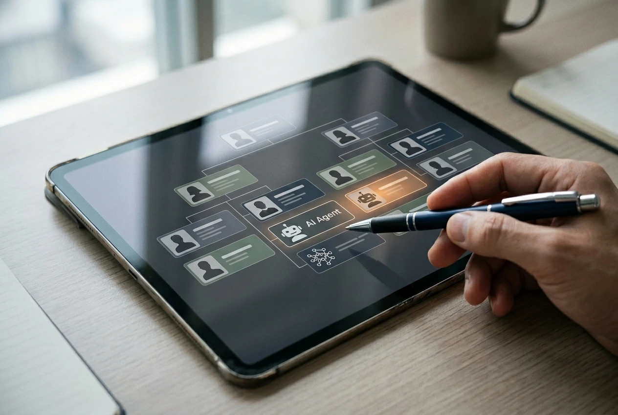 HR managing AI agents in the modern workforce