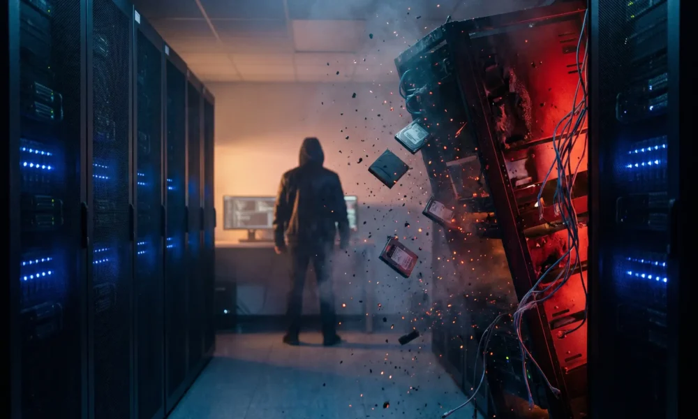 Iran-linked hackers destroying server backups and recovery systems in a cyberattack.