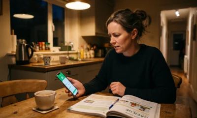 Irish homework app Gaeilgeoir AI on a parent's phone