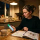 Irish homework app Gaeilgeoir AI on a parent's phone